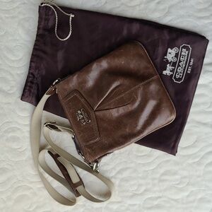 Vintage Coach cross-body purse
